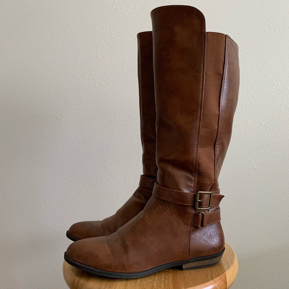 Madden Girl ‘Elopee’ brown riding boots